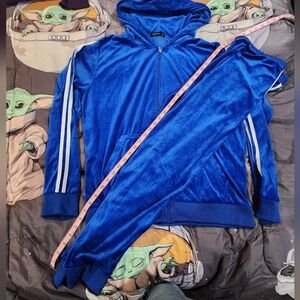 Blue Velvet Womens Track Suit